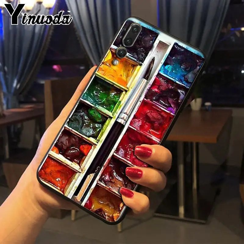 Yinuoda красочный набор акварельных красок палитра для телефона чехол Huawei P20pro mate10lite