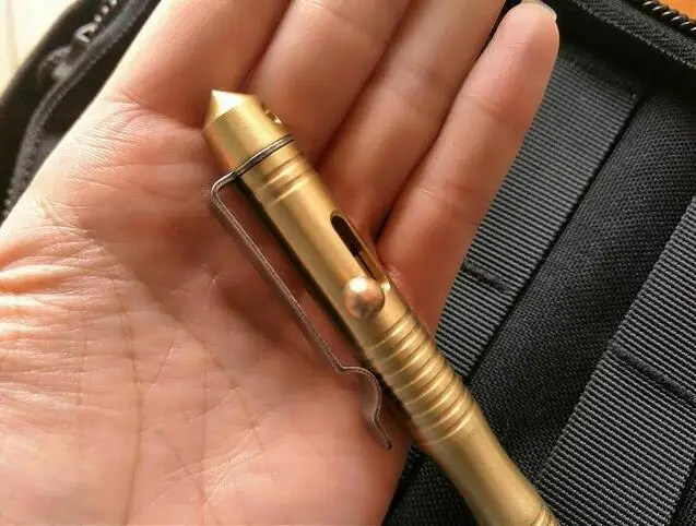 EDCGear Тактический инструмент для выживания из латуни или титана ручка самообороны