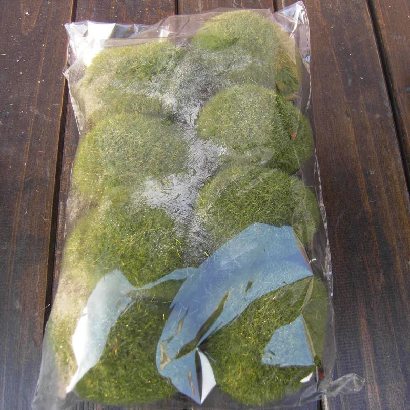 Миниатюрное искусственное растение Моха 8 шт. плюшевый камень микроландшафтный