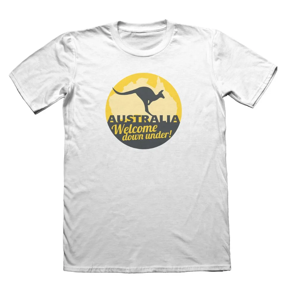Лидер продаж 2019 новая мужская футболка модная австралийского кенгуру Мужская