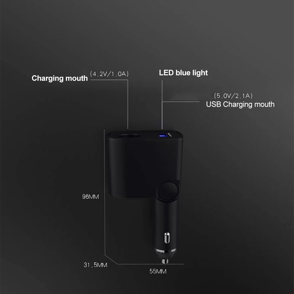 Портативный USB 2.1A Vape телефон автомобиль переходник для зарядного устройства для IQOS электронная сигарета телефон планшет