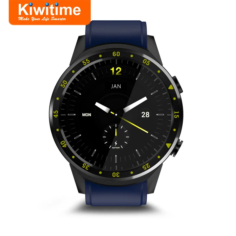 Смарт-часы KIWITIME KF01 мужские GPS с компасом камерой SIM-картой Пульсометром |