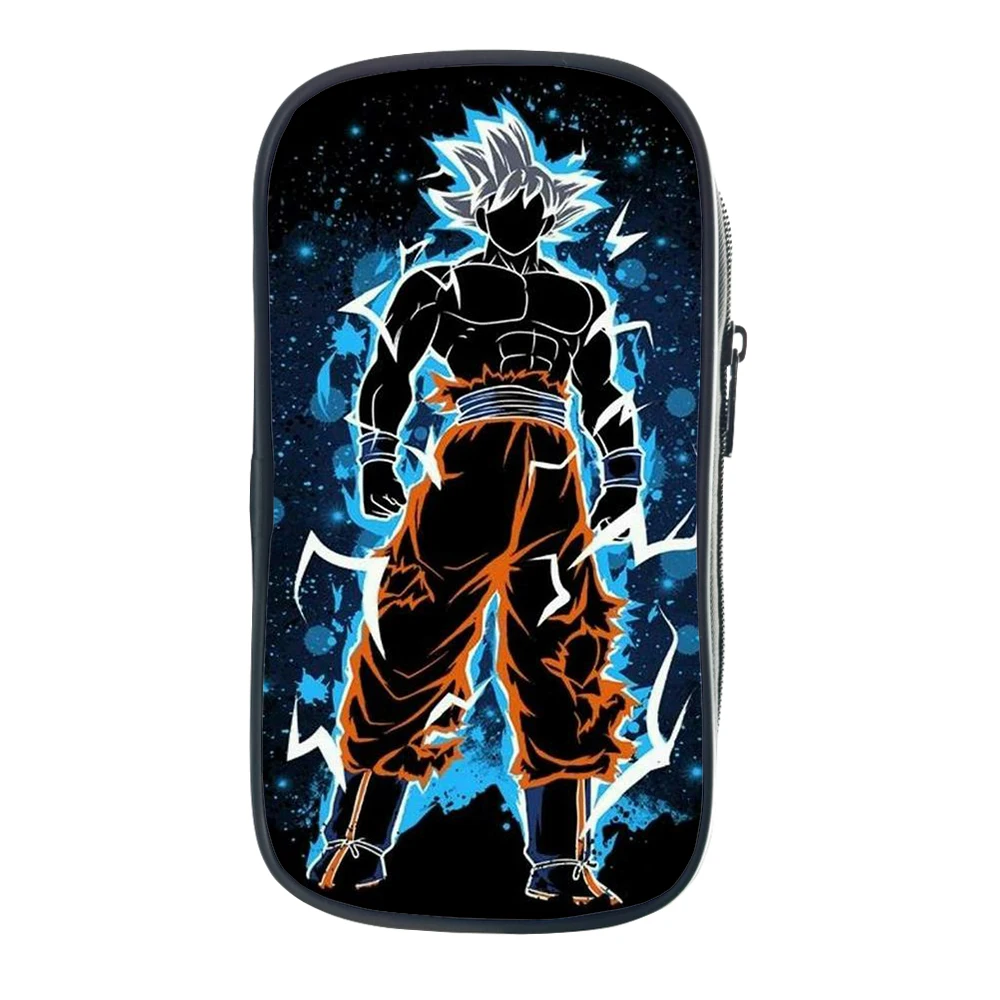 22 Двухслойный чехол-карандаш Dragon Ball Z Goku для мальчиков и девочек, школьный чехол, сумка для канцелярских принадлежностей, Детская милая сумочка для ручек, подарок для детей - Color: 22