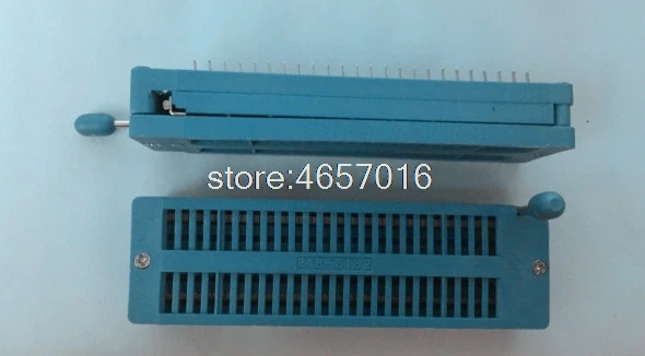 2 шт./лот 3M Gold DIP 48 Pin 48Pin Universal ZIF IC Socket 12268|Соединители| |