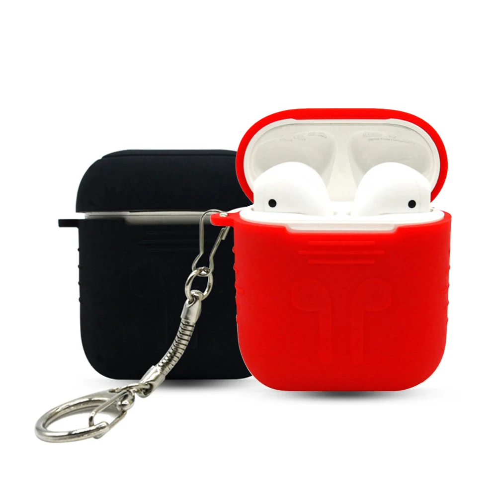 Для Apple Airpods Bluetooth гарнитура силиконовый чехол анти падение/пылезащитный чехол для наушников Аксессуары для наушников