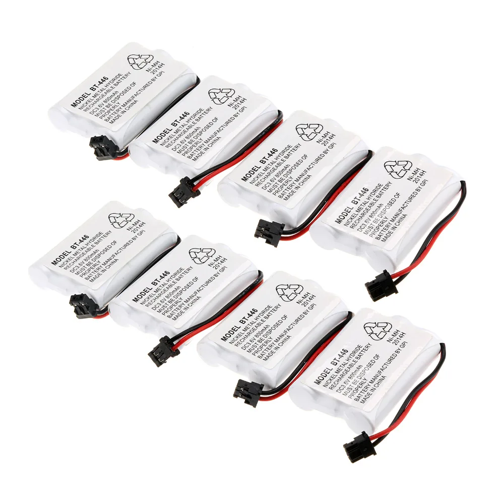

New Cordless Home Phone 800mAh 10 PCS A SET Ni-MH Battery for Uniden BT-446 BT446 ER-P512