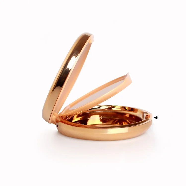 10 шт. двухслойный золотой цветок круглый пустой косметический порошок