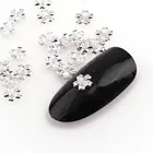 100 шт 5 мм японский 3D Вишневый цветок 3D украшение для ногтей сплав заклепки каваи для DIY аксессуары для ногтей принадлежности