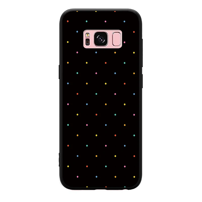 Жесткий чехол для телефона Samsung Galaxy A3 A5 A8 J3 J5 J7 с рисунком черно белых кактусов