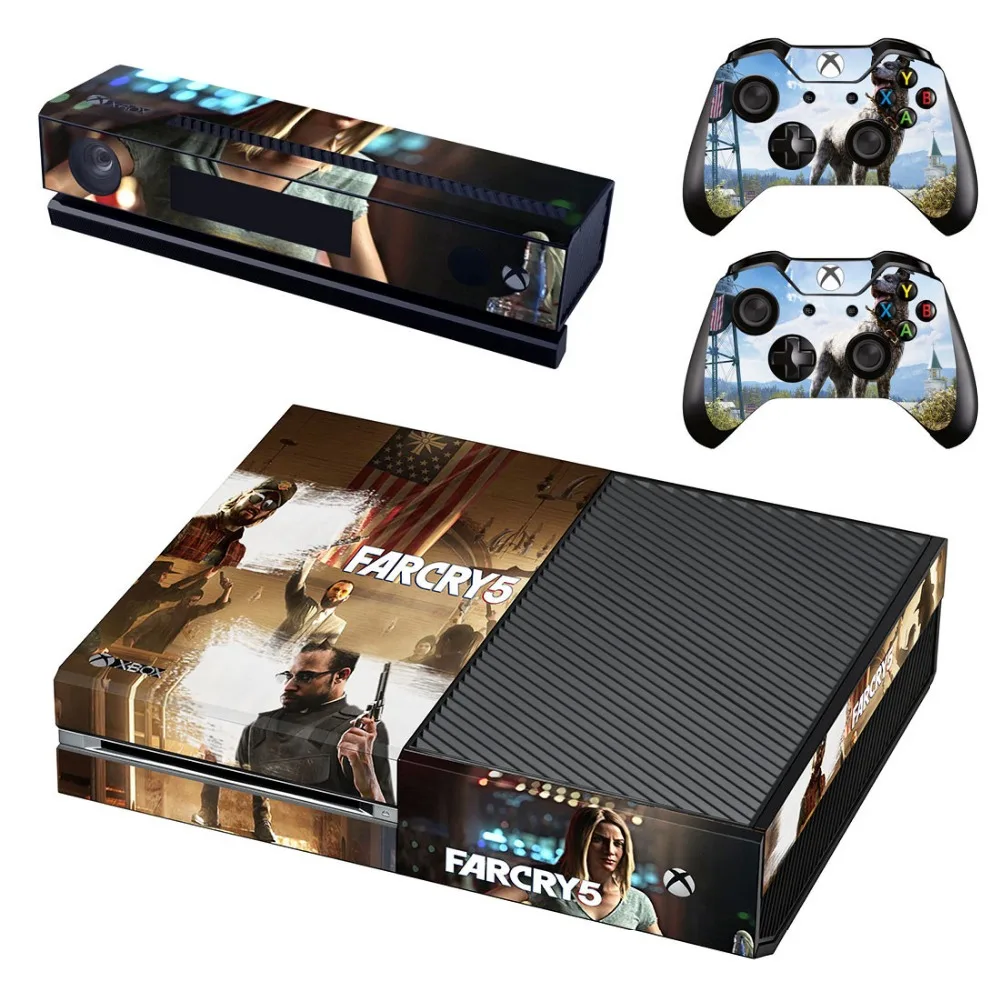 Far Cry 5 Skins наклейка s для Xbox One игры виниловые наклейки для кожи наклейка консоль контроллер Защитная крышка новое поступление