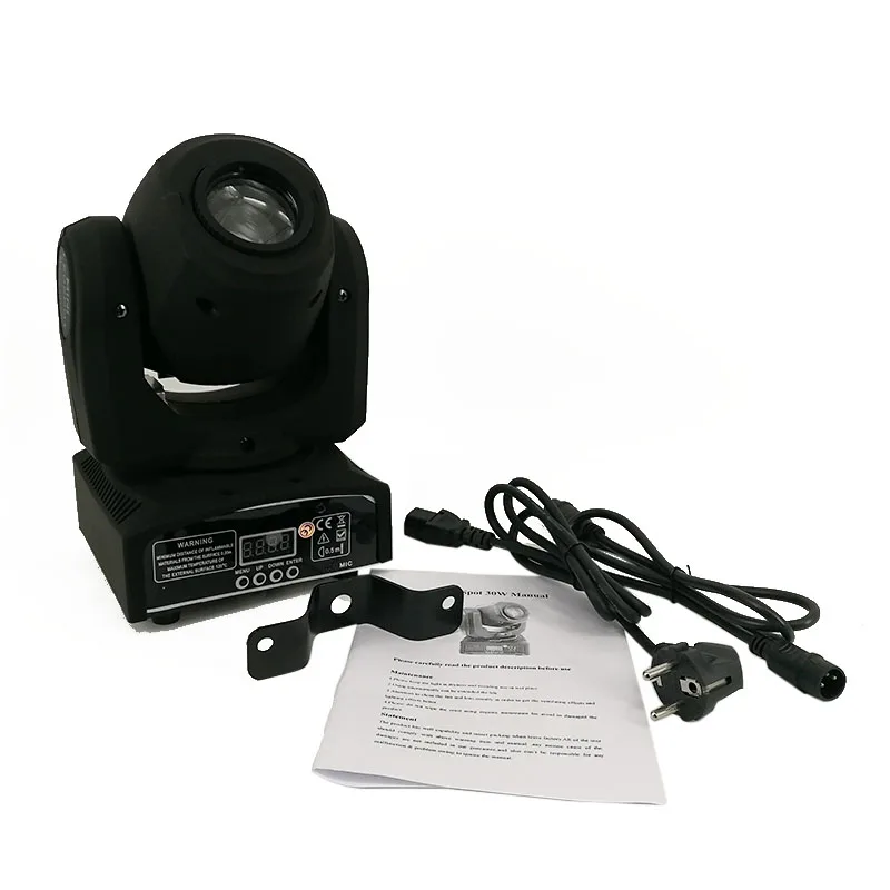 Чехол для полета с 4 шт./лот горячая Eyourlife LED Inno Pocket Spot Mini Moving Head Light 30 Вт DMX Dj 8 Gobos Effect