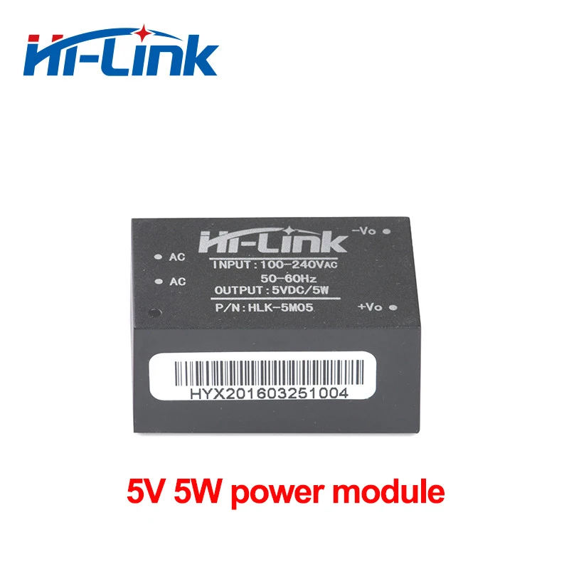 15 шт./лот HLK 5M05 AC DC 220V to 5V 5W мини модуль питания Интеллектуальный бытовой