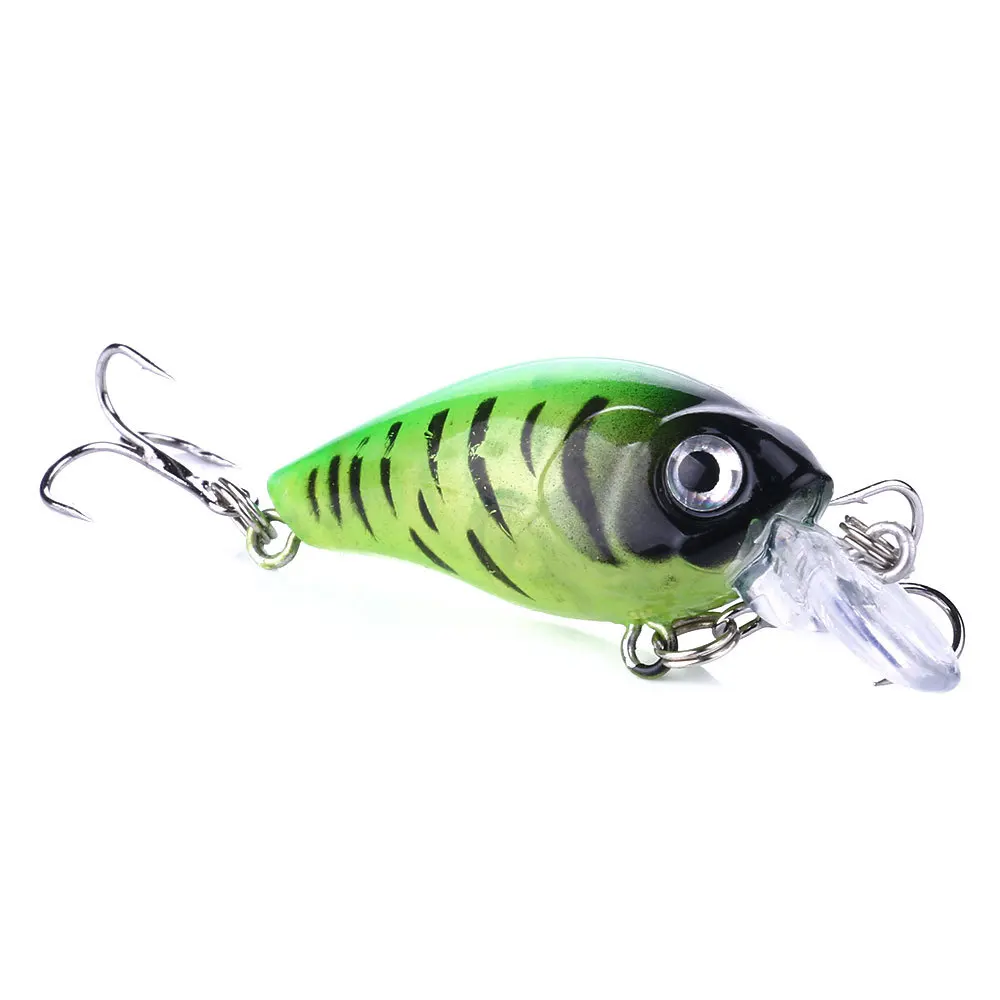15pcs/lot 4g Crankbait Fishing Lure set swimbait hard bait Minnow Wobblers Bionic Artificial bait Mini Crazy Crank Lure minnow