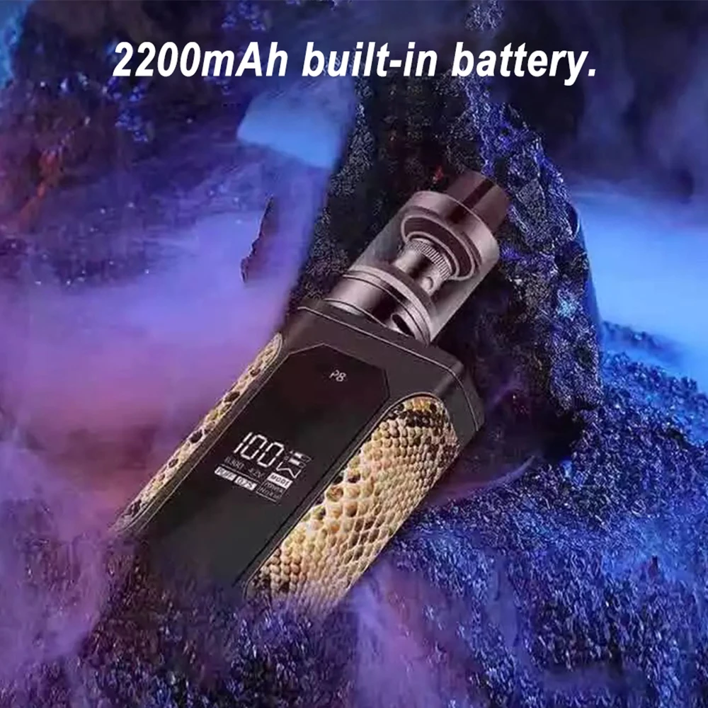 DOTENT P8 электронная сигарета 100 Вт 2200 мАч встроенный аккумулятор металлическая