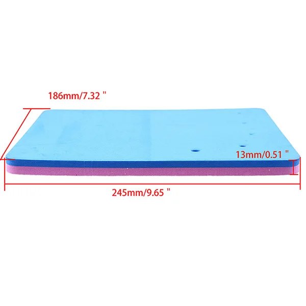 1PC Random Color 1/2 шт. DIY 5 отверстий квадратная Форма губки сахар цветы моделирующие инструменты Сахар Искусство пены помадка, кондитерские изделия торт коврик для выпечки - Цвет: 1PC Random Color