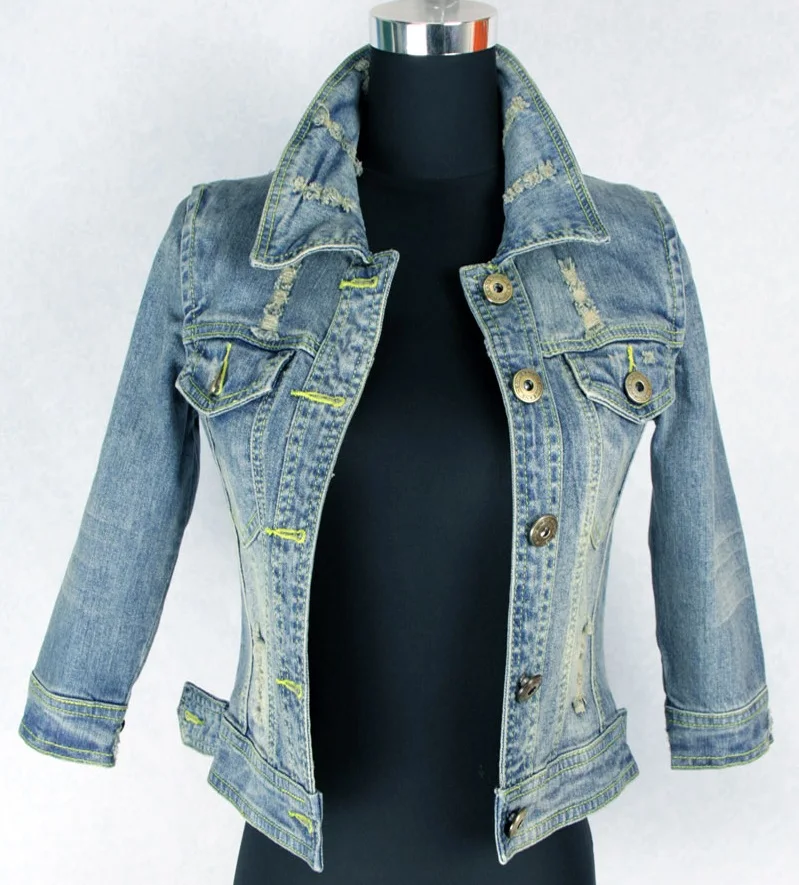 Новинка модные женские джинсы со звездами в стиле панк с шипами поднятыми