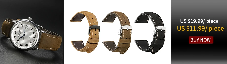 iStrap Genuine Leather Vintage Loop Strap for Apple Watch Band Iwatch 3/2/1 Replacement Bracelet