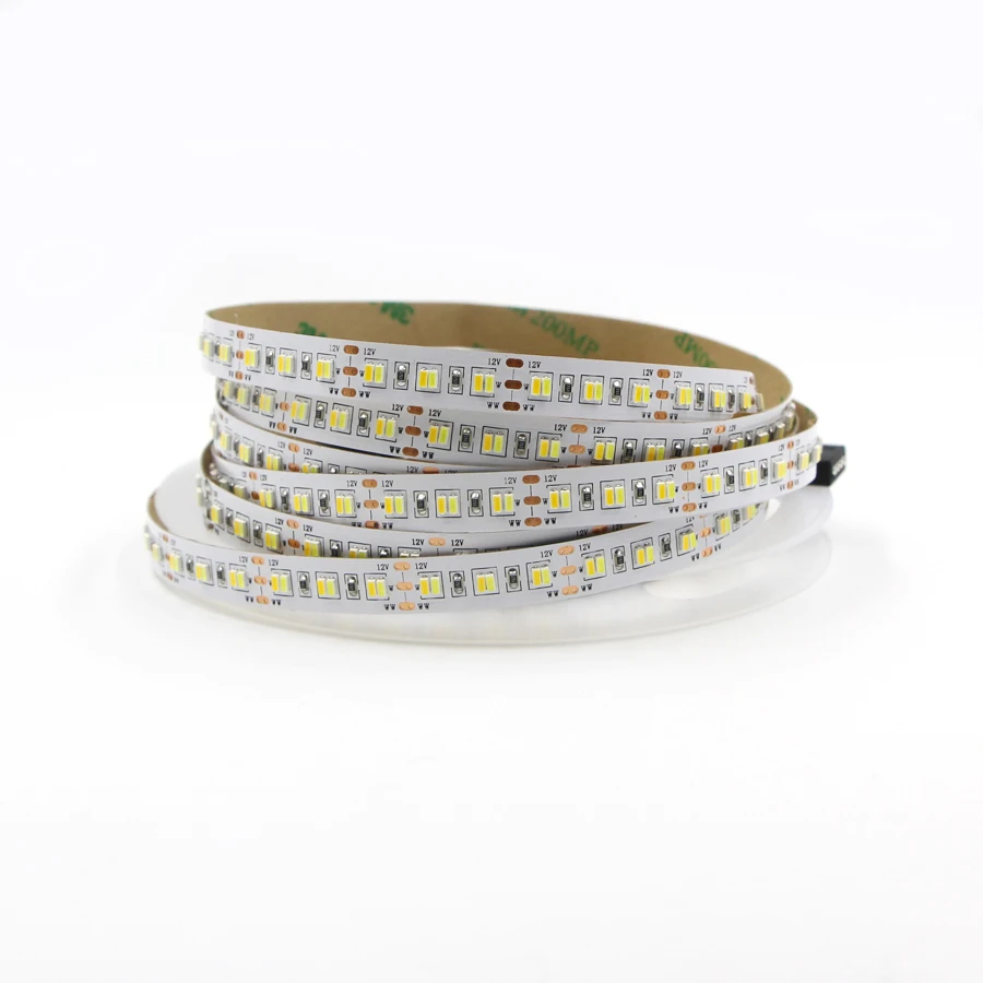 5 м 10 М 5050 2835 3014 SMD WW+ CW двойной цветной светодиодный светильник CW/WW с регулируемой цветовой температурой DC 24 в 12 В CCT ленточная лампа
