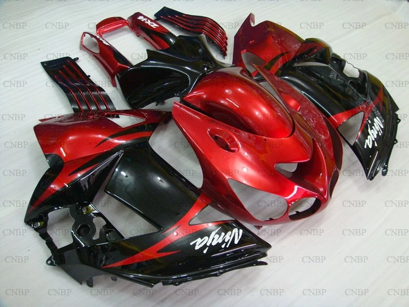 Zx14 Zx 14r 2006 2011 комплекты обтекателей ZZR 1400 2009 Обтекатели из Abs ZZ R1400 06 07 красный
