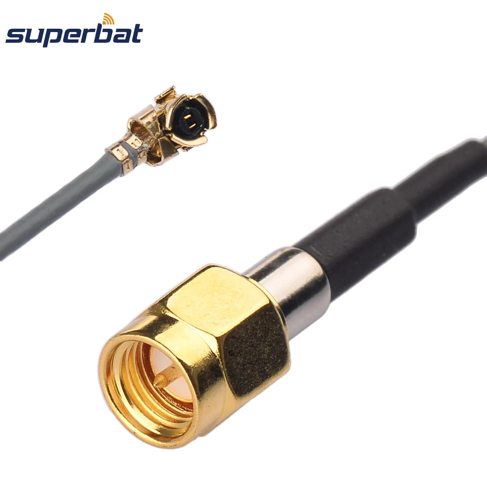 Superbat Pigtail кабель IPX/u. fl к SMA штекер 15 см 50 Ом 1 13 мм для беспроводной|cable construction|cable