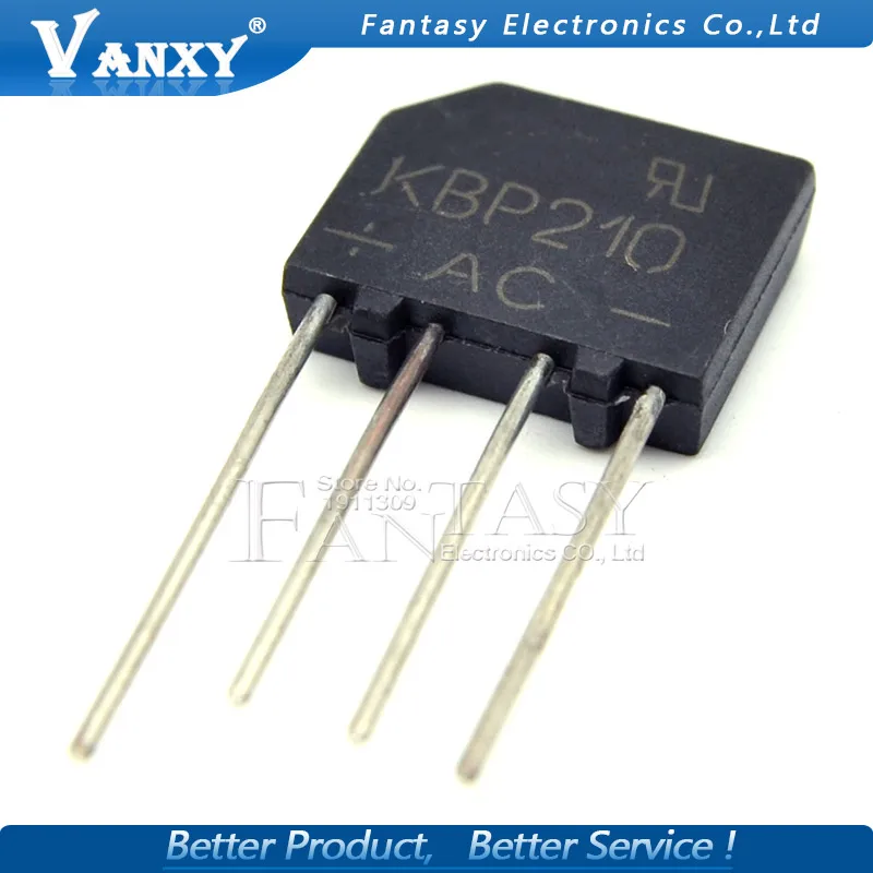Мостовой выпрямитель KBP210 2A 100 V 1000 шт. новый и оригинальный IC|rectifier bridge|ic 2100 pcs |