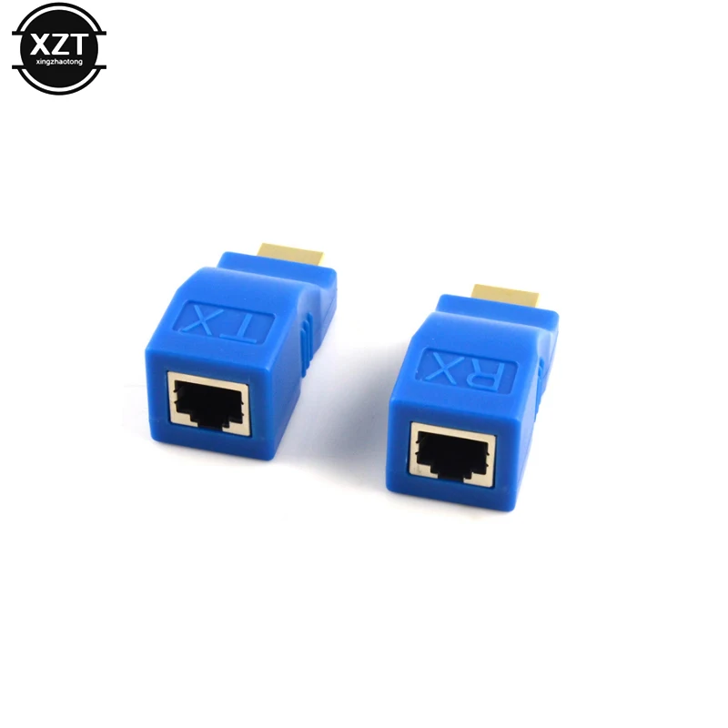 1 пара 30 м 4k HDMI совместимый удлинитель передатчик TX/RX V1.4 HD 1080P Более Cat5e CAT6 Ethernet