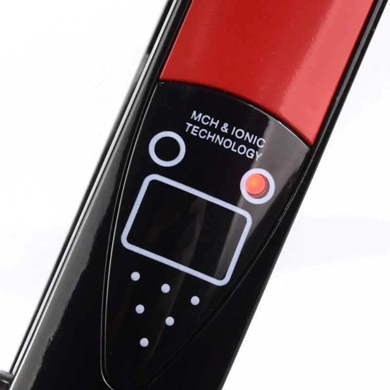 ЖК-дисплей Дисплей Титан пластины Flat Iron выпрямление утюги Инструменты для