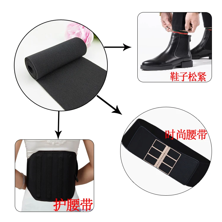 Резинка эластичная 1 м/лот черная 3 размера тесьма для одежды | Дом и сад