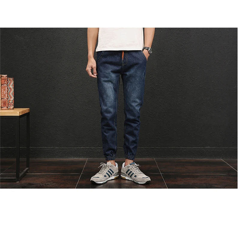 Новая мода для мужчин's джинсы женщин стрейч разрушенные рваные Дизайн Мужской