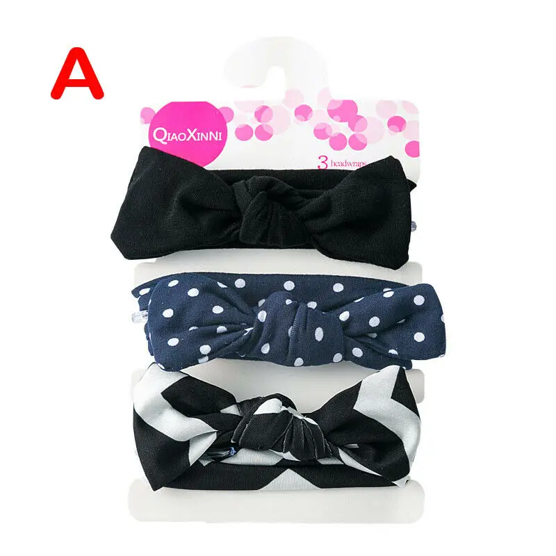 Детские аксессуары 2019 3 шт./компл. детская эластичная повязка для волос