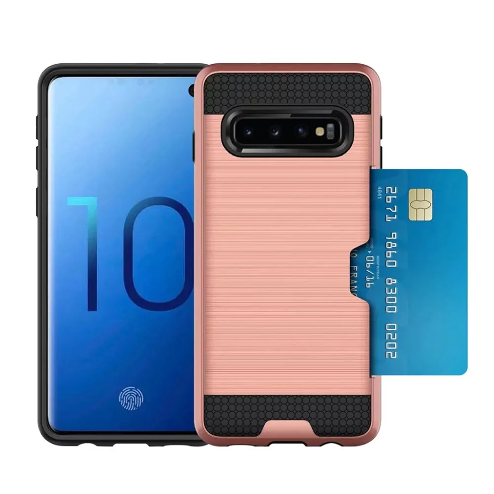 Чехол-держатель для карт для samsung S10 Plus Pro, чехлы для Galaxy S10Plus, 10 S, Fundas, легкий Чехол, Защитные Чехлы, матовый чехол