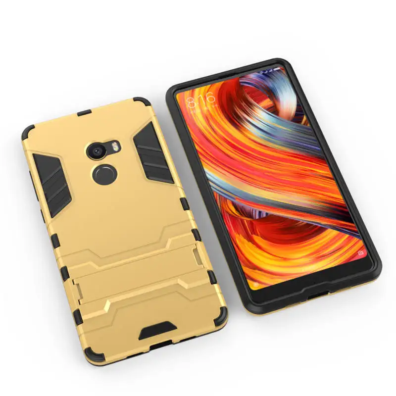 Чехол для Xiaomi Mi Mix 2 чехол Mix2s Гибридный Силикон + ТПУ задняя крышка телефона 2s