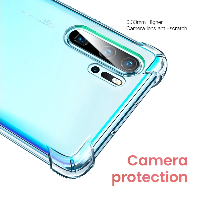 Прозрачный чехол для телефона Bapick из ТПУ huawei P20 P30 Lite Pro mate 20 y6 Y9 2019 nova 3 3i защитный