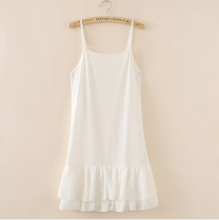 

Осеннее женское облегающее базовое Двухслойное шифоновое кружевное однотонное нижнее платье с круглым вырезом