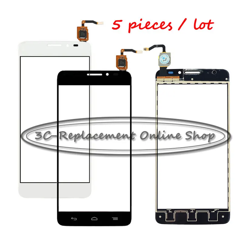 5 шт. сменная сенсорная панель для Alcatel One Touch Idol X OT6040 6040 6040D 6040E 6040A черный/белый
