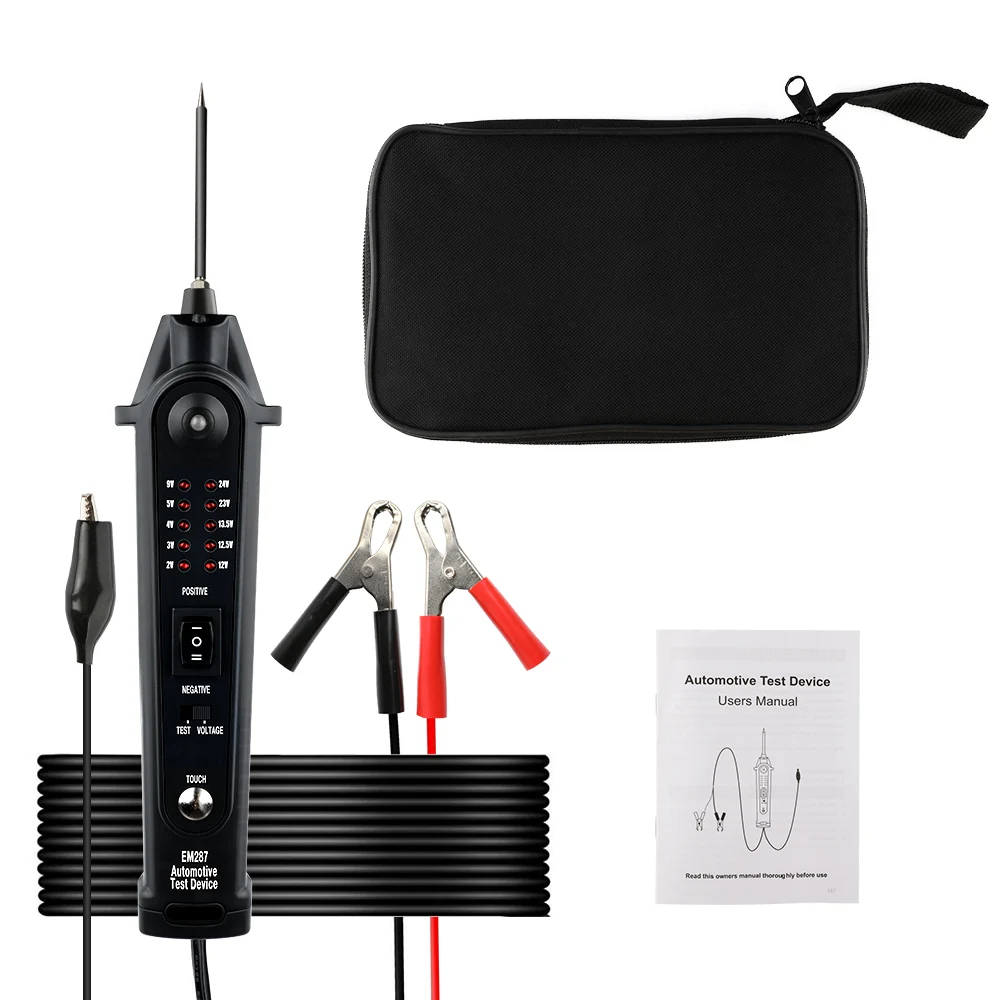 EM287 12 V 24 автомобиль диагностический инструмент PowerScan электроцепь автомобиля