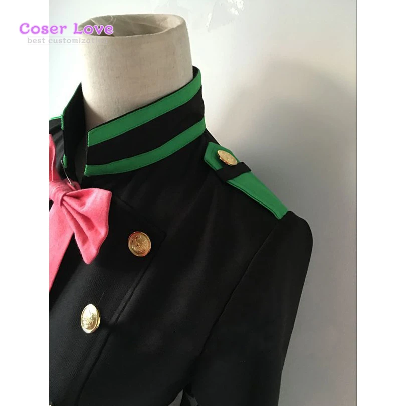 Seraph of the end Hiiragi Shinoa косплей костюм карнавал Хэллоуин Рождество | Тематическая
