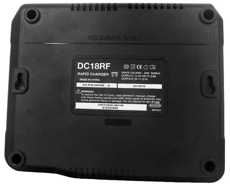 DC18RF части сверла литий-ионная батарея зарядное устройство 3.5A зарядный ток USB 2.1A выход lcd для Makita 18V 14,4 V BL1830 Bl1430