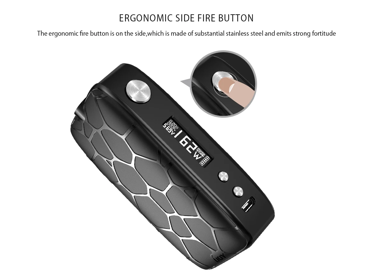 Новейший IJOY MYSTIQUE 162 Вт TC бокс мод 0,91 дюймов дисплей Выход Vape коробка мод обжиг быстро 18650 электронная сигарета мод Vs drag 2