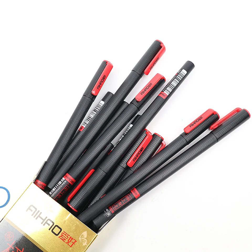 6pcs/lot Gel Pen 0.5mm Black/Blue/Red Ink Superior Quality Good Writing ink Pens Office &amp School Neutral Supplies PEN | Канцтовары