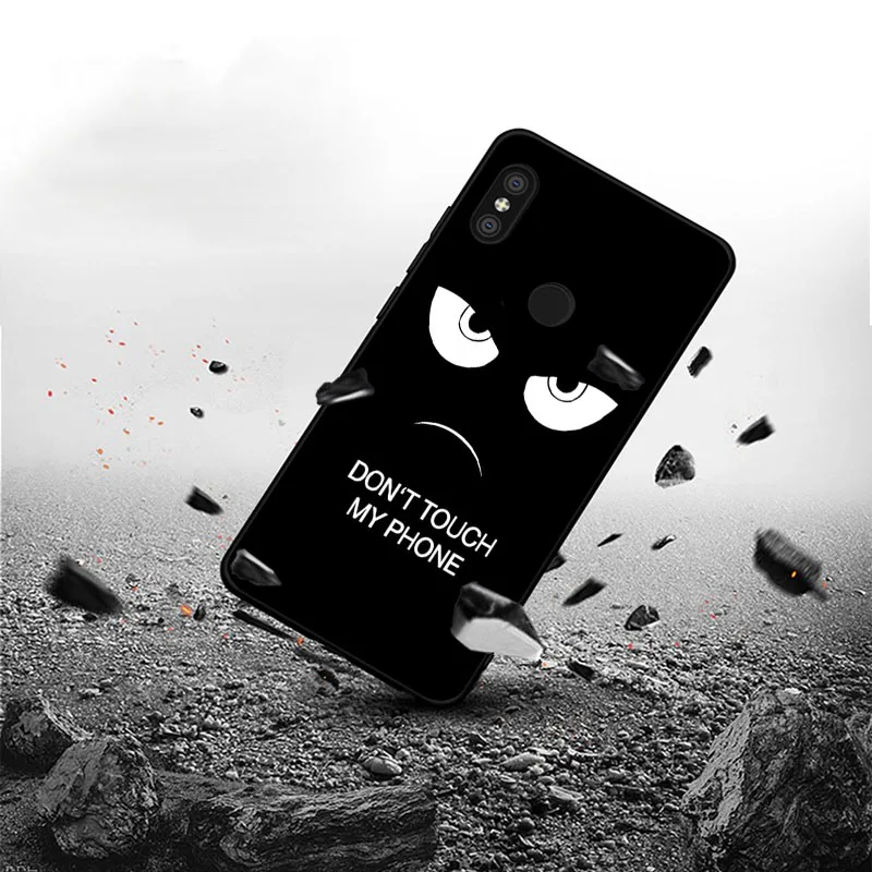 Case For Xiaomi redmi note k20 go 5 7 6 5a pro y3 4a 4X 5A 6a plus Black Soft Silicone Cover phone |