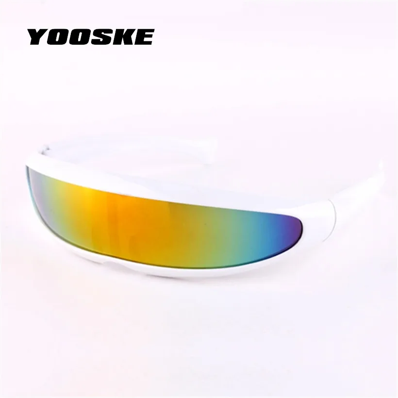 Yooske X Men индивидуальность Солнцезащитные очки для женщин ртути объектив лазерной