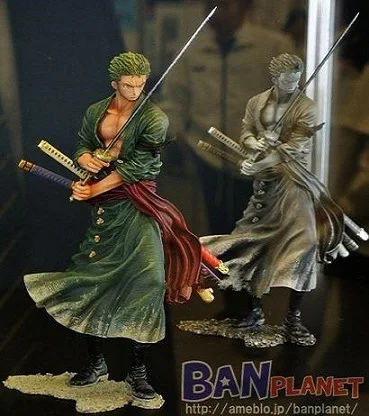 8 дюймовая цельная фигурка Z серый Roronoa Зоро ПВХ 20 см фигурки 2 цвета Коллекционная