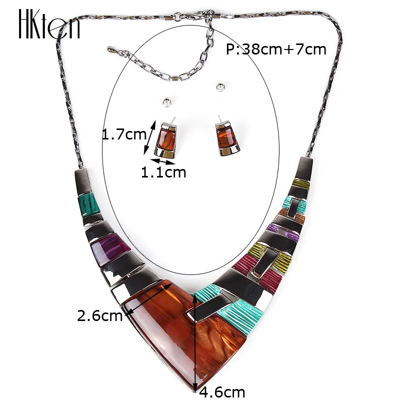 MS20101 модные комплекты ювелирных изделий яркие цвета высококачественное женское