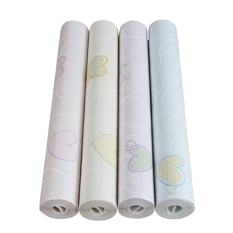 3D розовый любовь сердце мультфильм принцесса девушка комната фон настенная