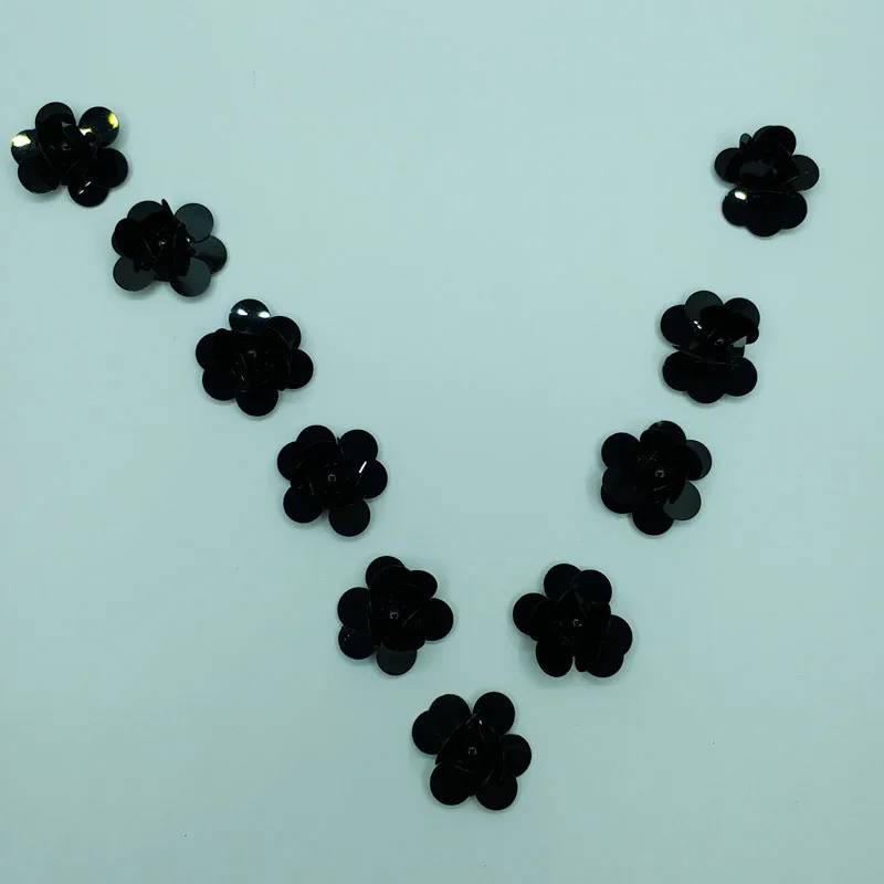 10pcs/lot Handmade rhinestone beaded Patches for clothing Sew on sequin applique flowers embroidery parches shoes hat bags | Дом и сад