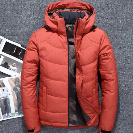Высококачественные куртки на белом утином пуху мужское теплое зимнее пальто
