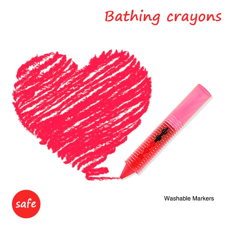 Детские развивающие карандаши для купания 6 шт./лот|bath crayons|baby bath toysbath baby toy |