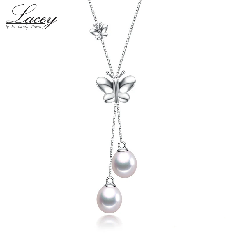 Ювелирные изделия из жемчуга Лейси свадебное ожерелье натурального