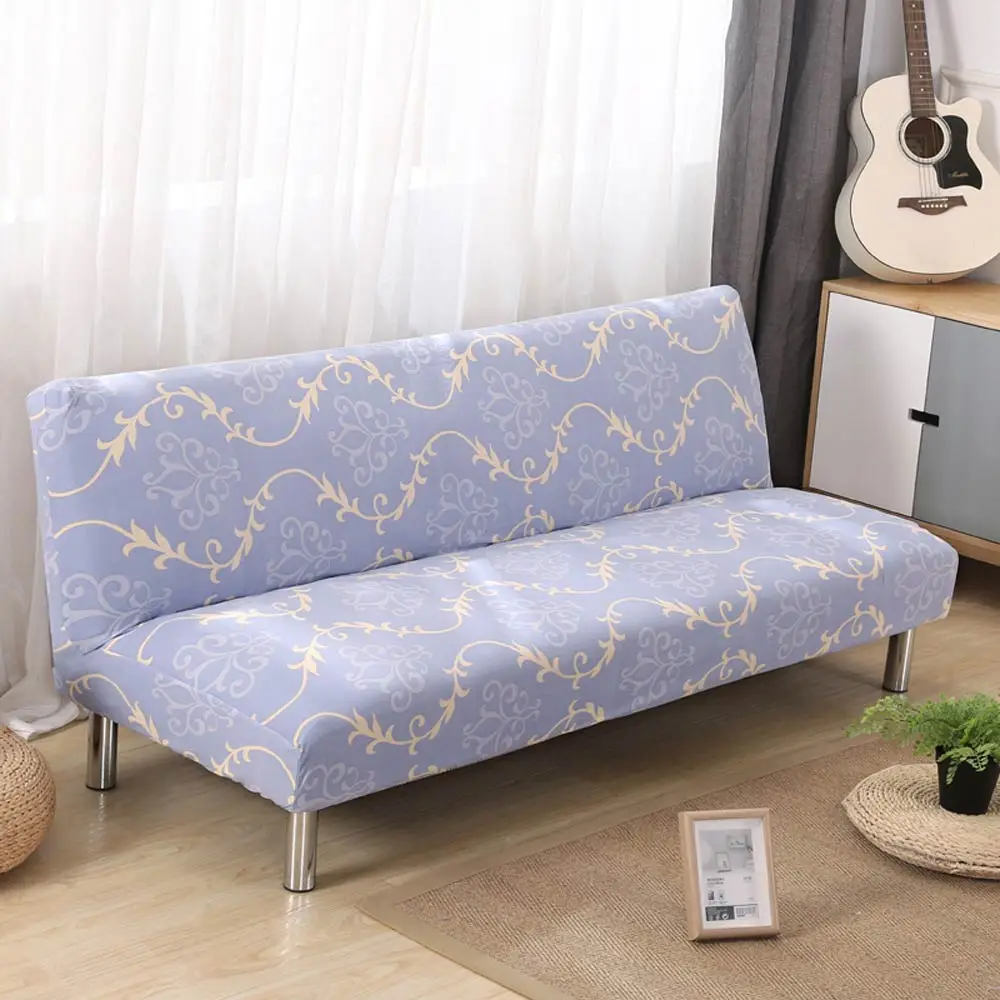 P& M печати стрейч Кровать Диван Чехлы без подлокотника Slipcovers эластичный диван крышка